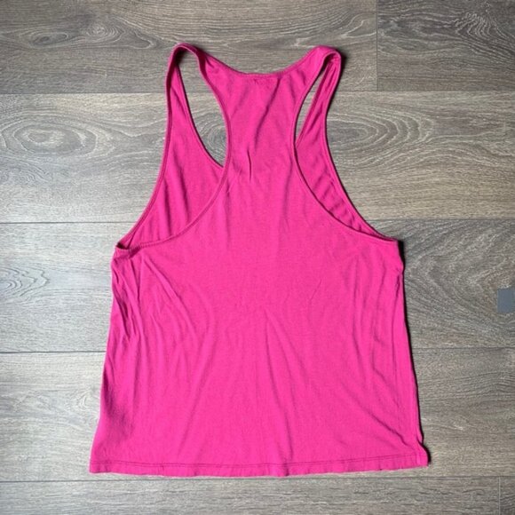 Aritzia Wilfred Tank Top sleeveless Racerback Pima Cotton Pink Size Small - Picture 14 of 15